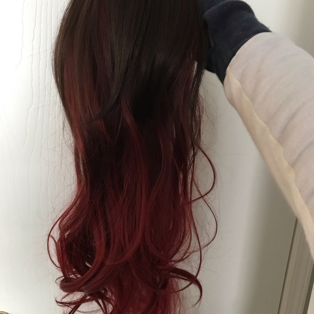 Morvally cos play gamora wig Guardians Galaxy